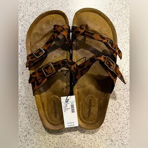 Maurice’s leopard sandals